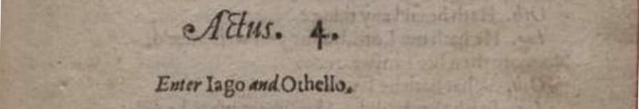 Othello Quarto Act 4