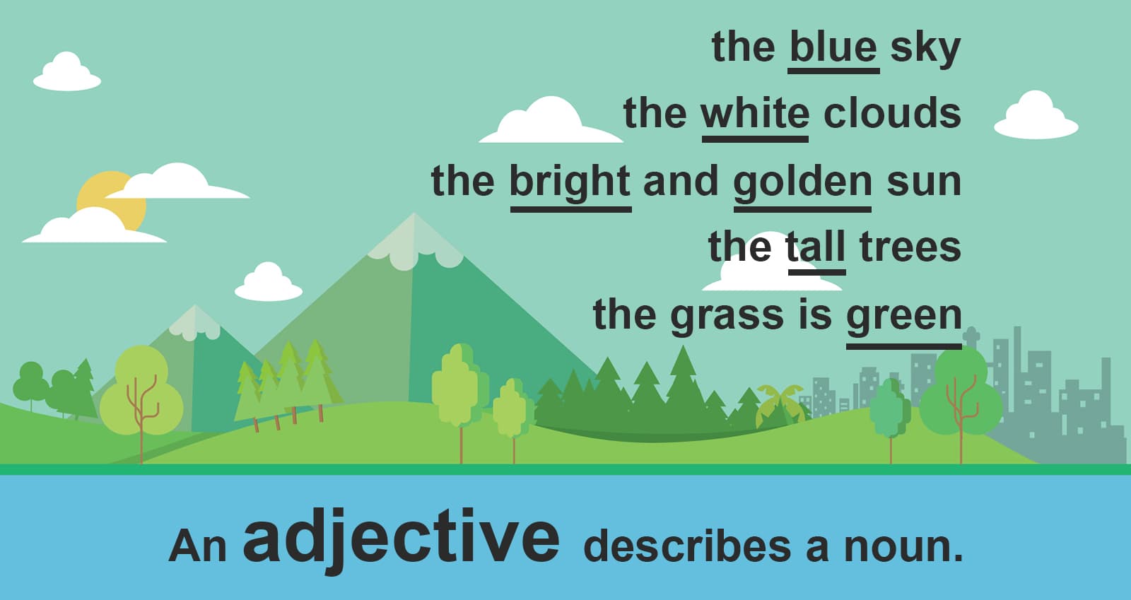 Adjectives Definition and Writing Exercises