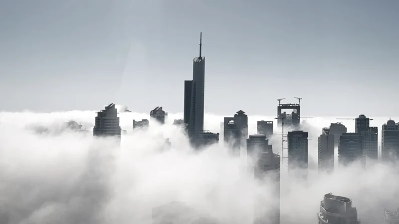 image of skyscrapers to signify nouns are places